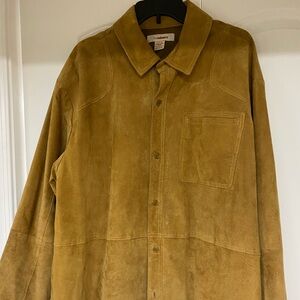 Sundance Men's Brown Suede Shirt Jacket